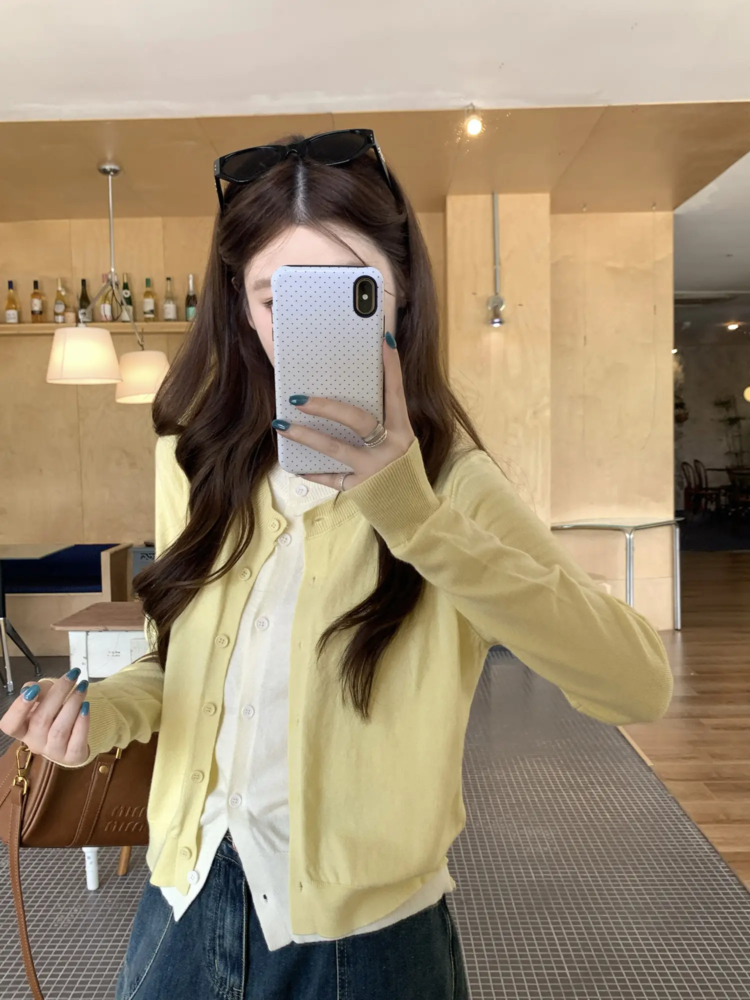 투웨이 레이어드 긴소매 니트 카디건 상세 이미지 27