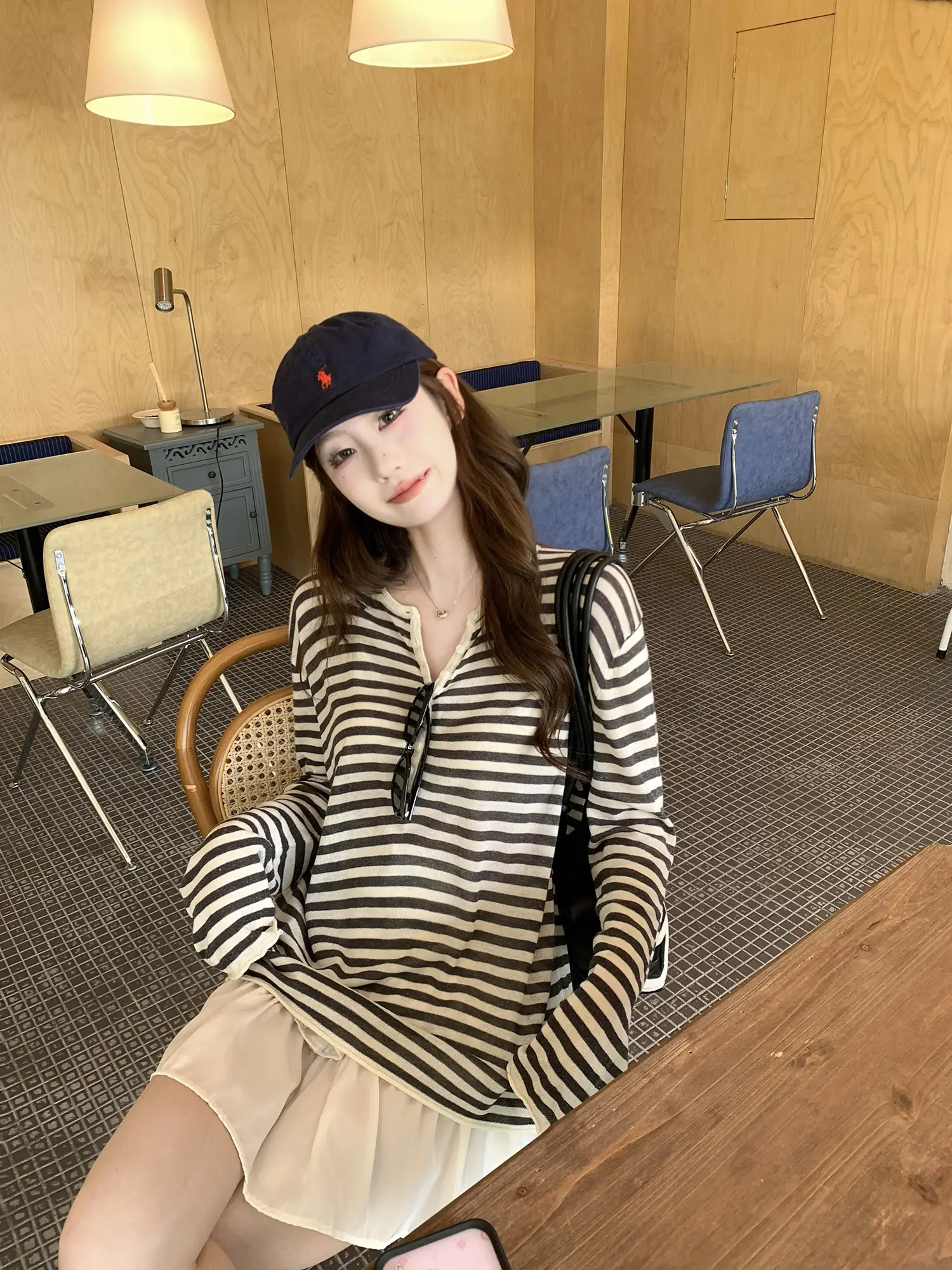 스트라이프 루즈 티셔츠 상세 이미지 10