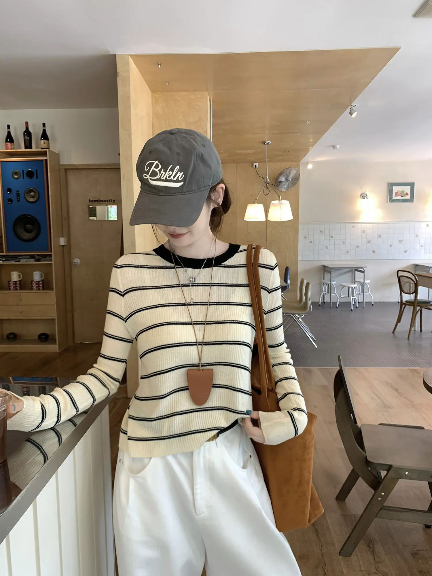 디자인 슬림 니트 이너 상세 이미지 9