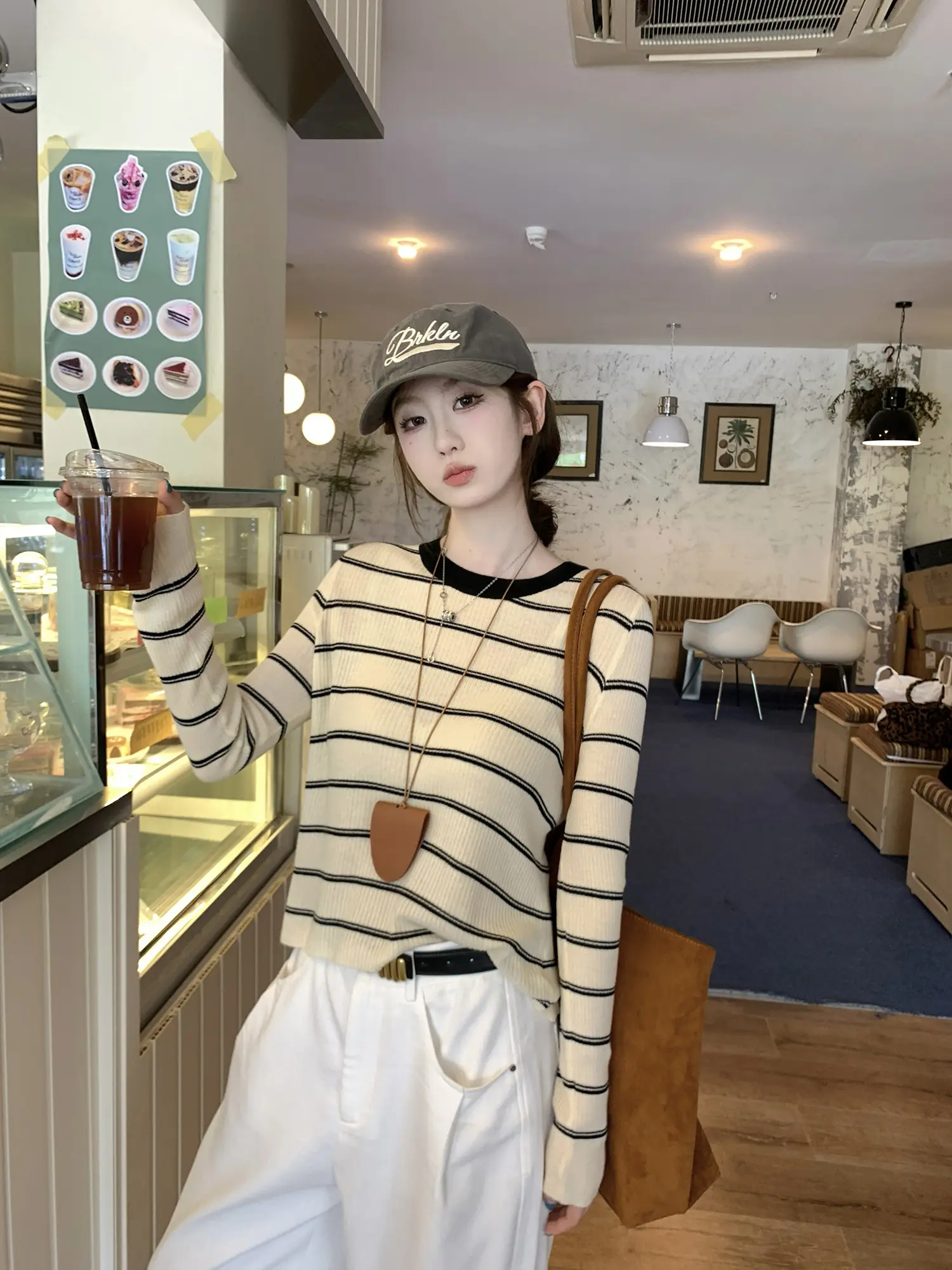 디자인 슬림 니트 이너 상세 이미지 11