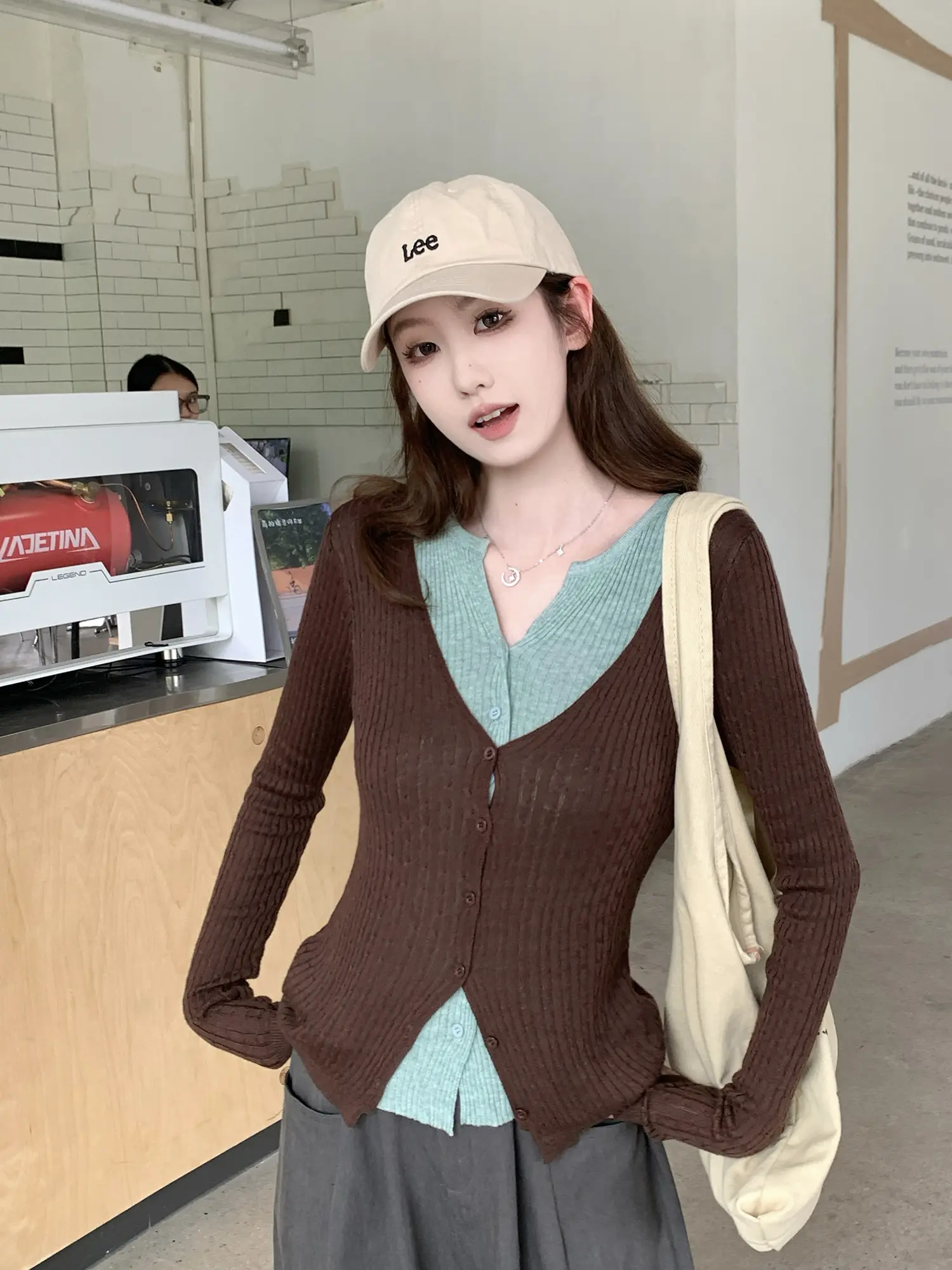 레이어드 니트 카디건 상세 이미지 37
