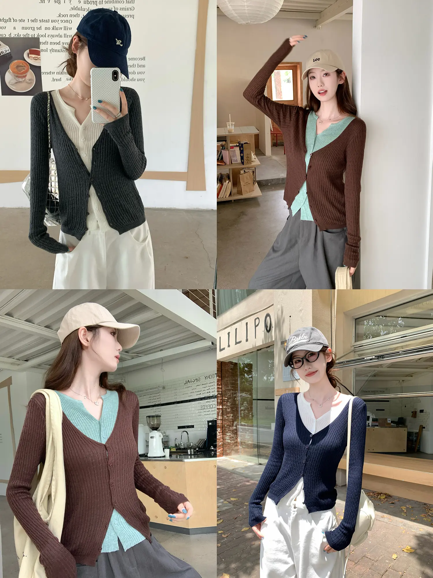 레이어드 니트 카디건 상세 이미지 38