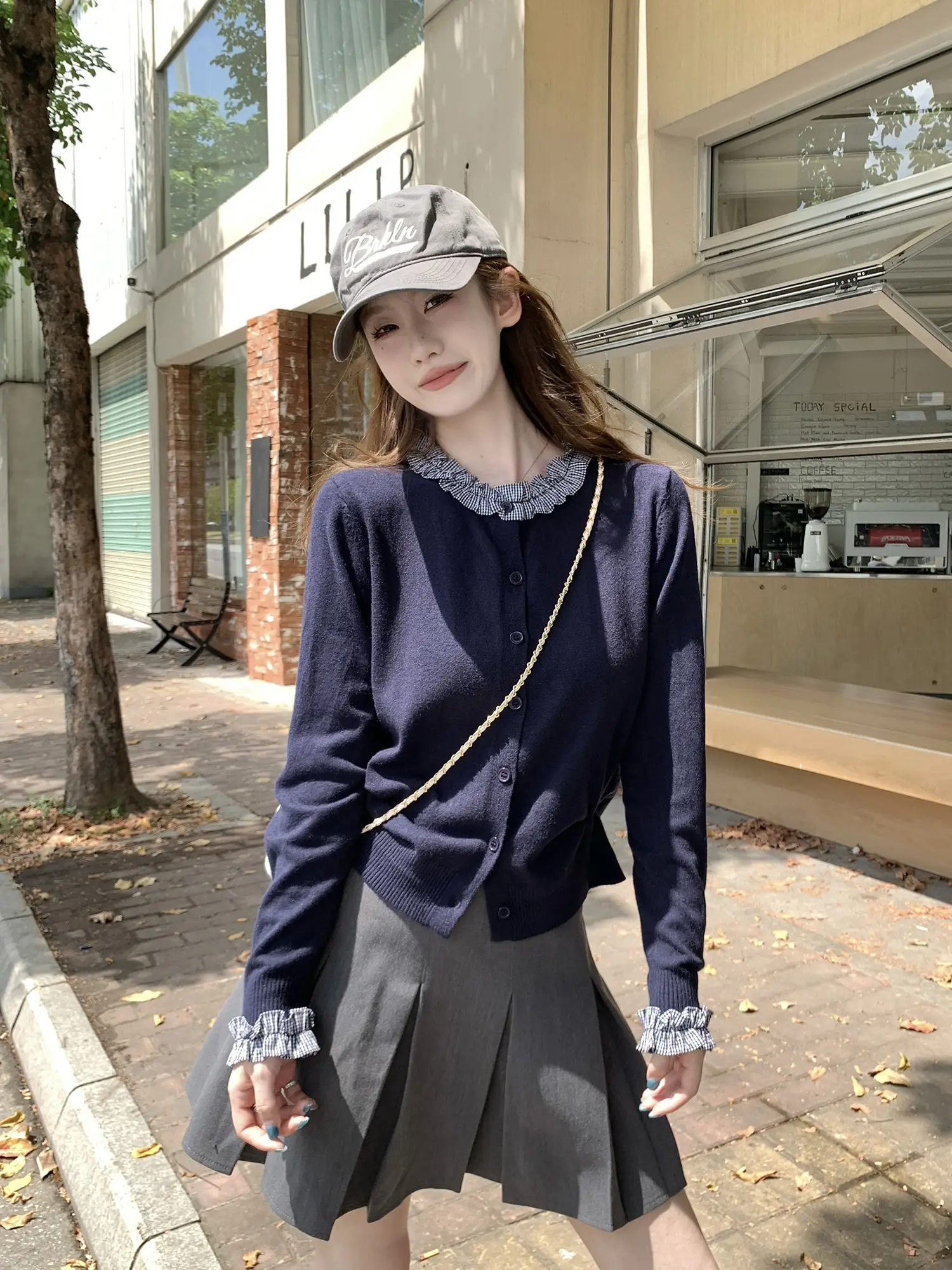 레이어드 카디건 상세 이미지 3