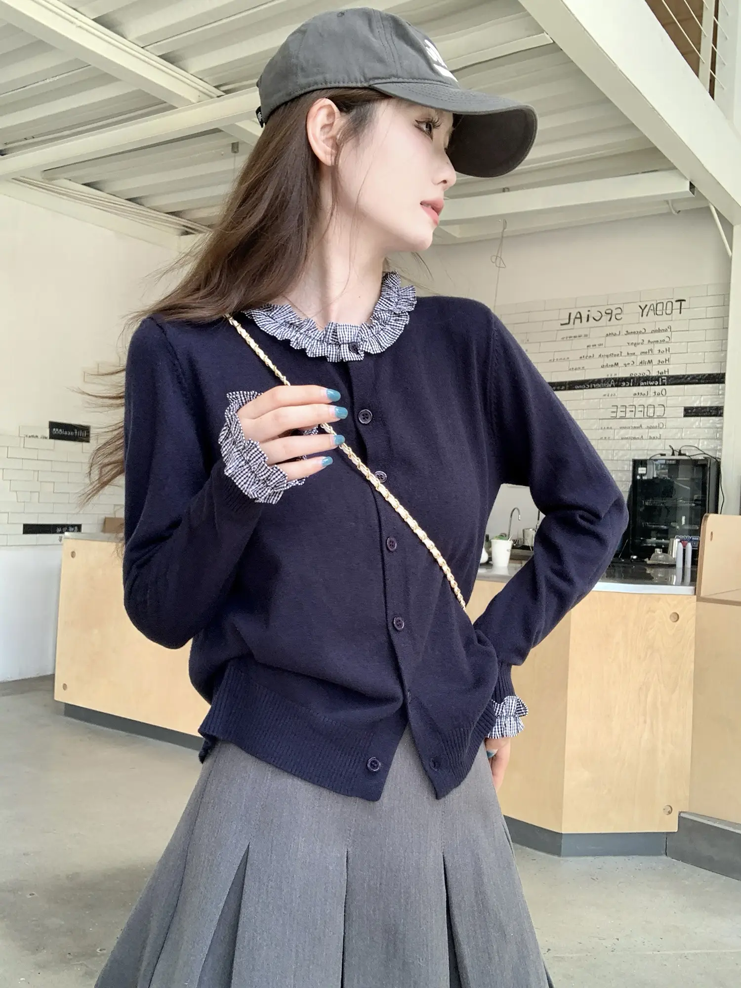 레이어드 카디건 상세 이미지 6