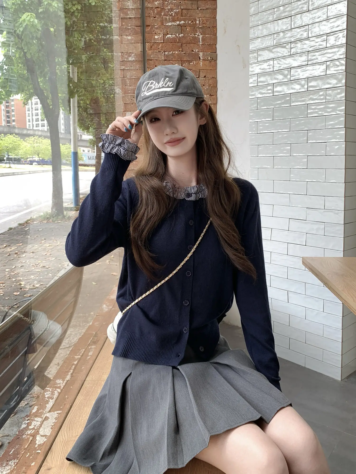 레이어드 카디건 상세 이미지 8