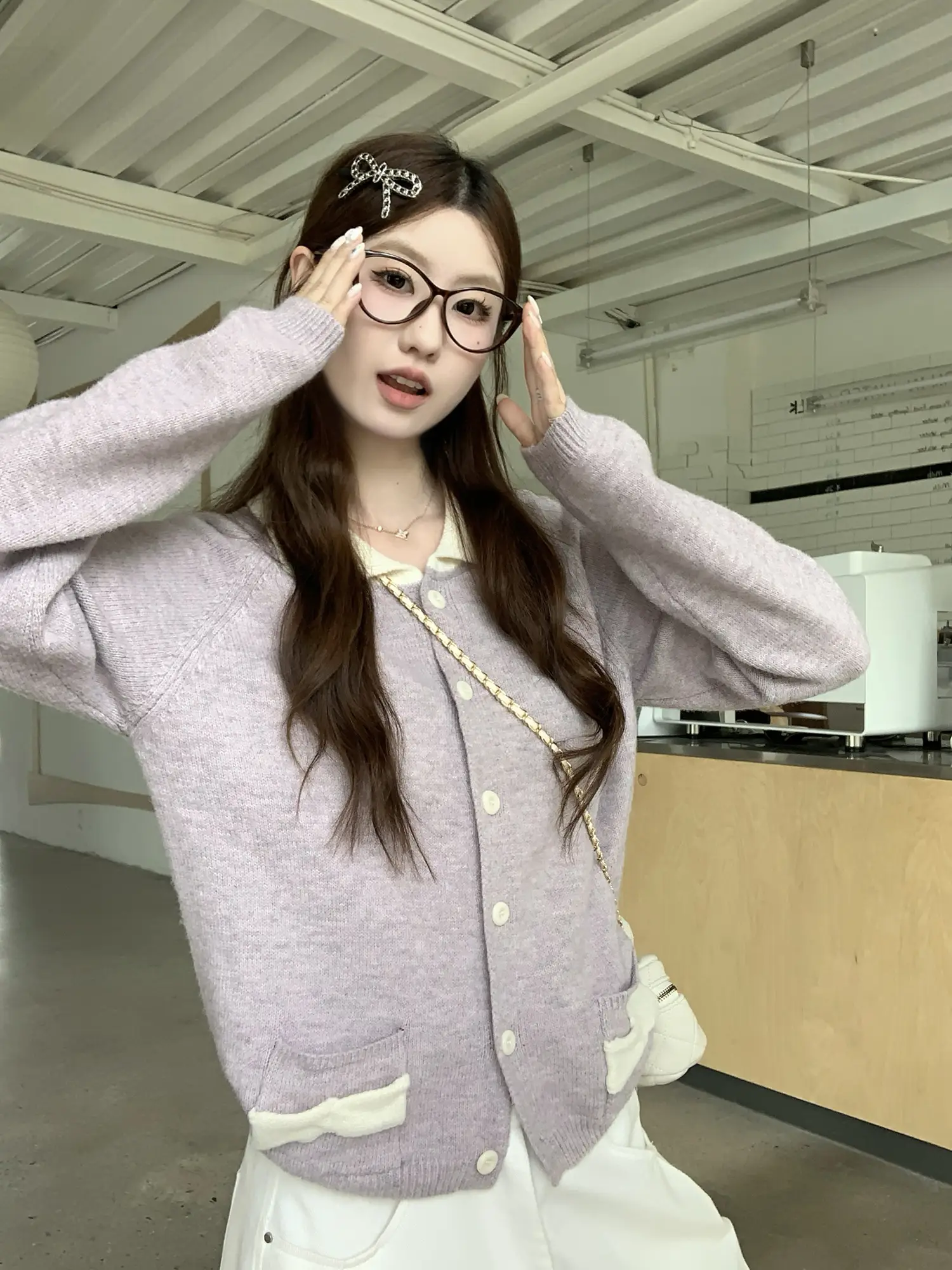 한풍 가을 니트 가디건 상세 이미지 9