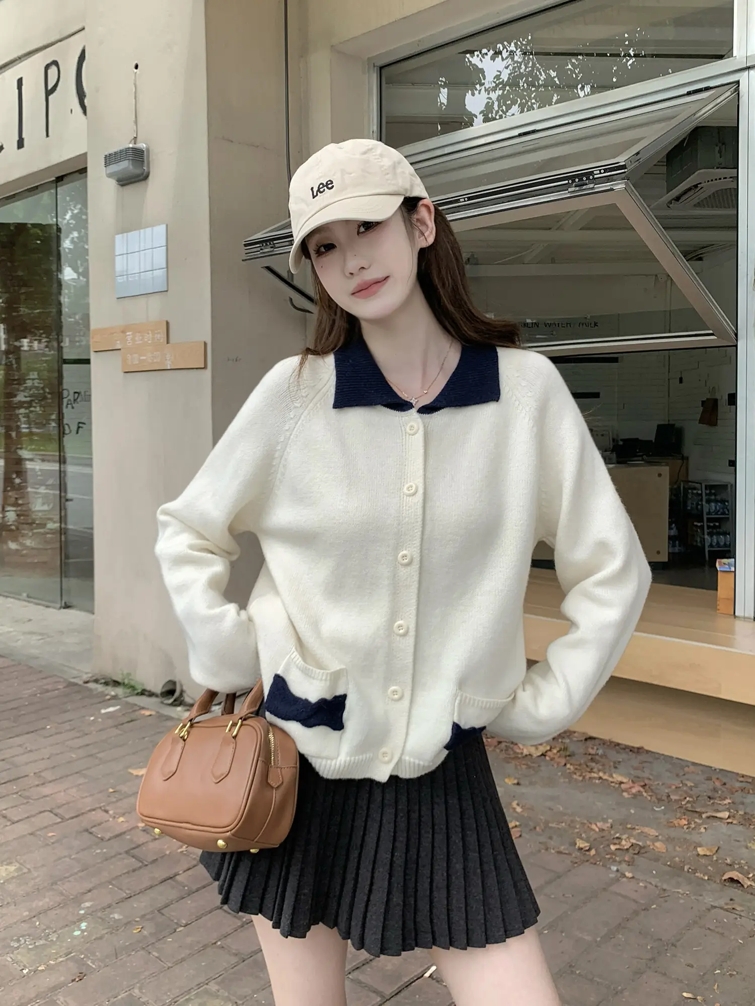 한풍 가을 니트 가디건 상세 이미지 17