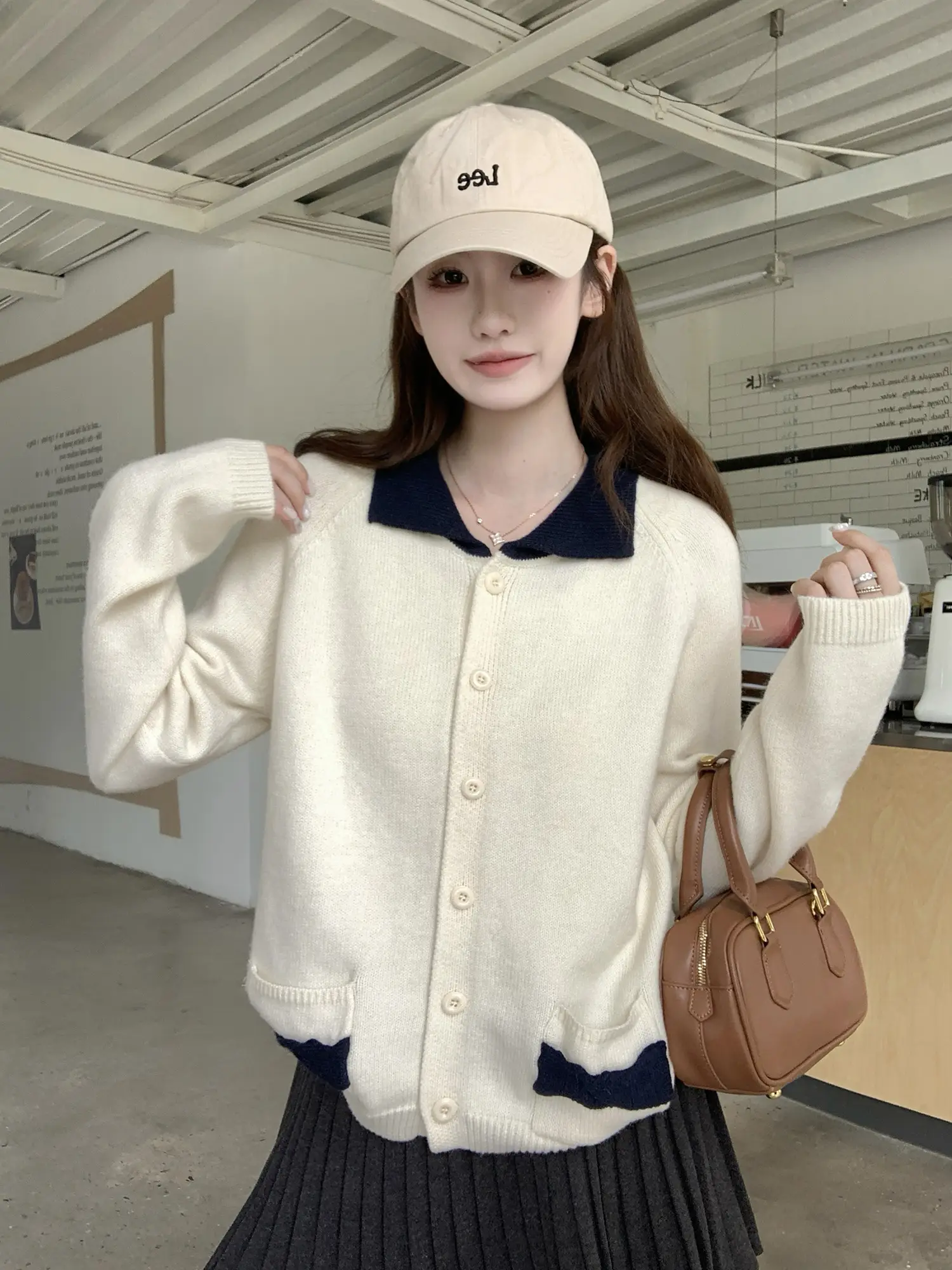 한풍 가을 니트 가디건 상세 이미지 21