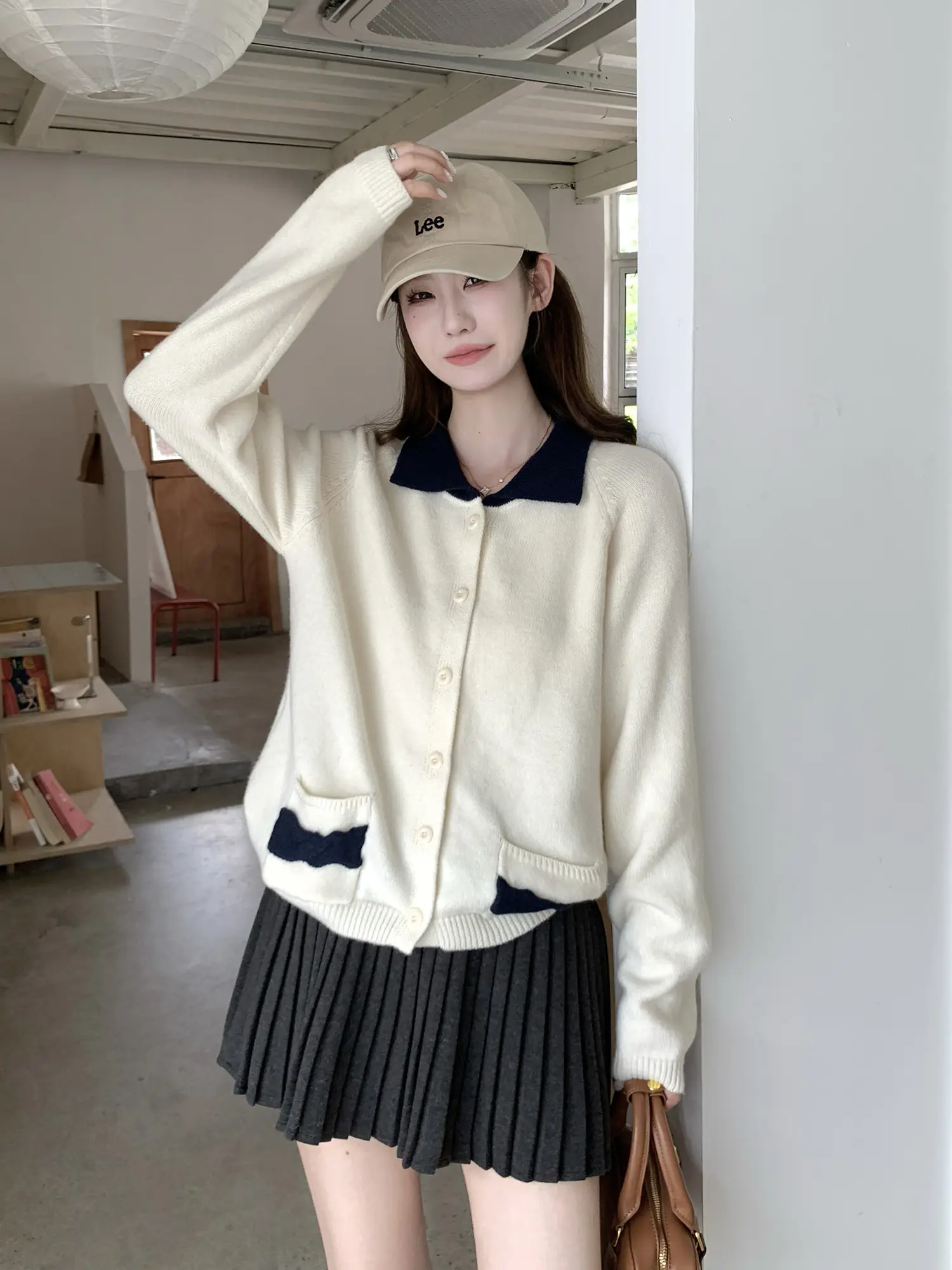 한풍 가을 니트 가디건 상세 이미지 22