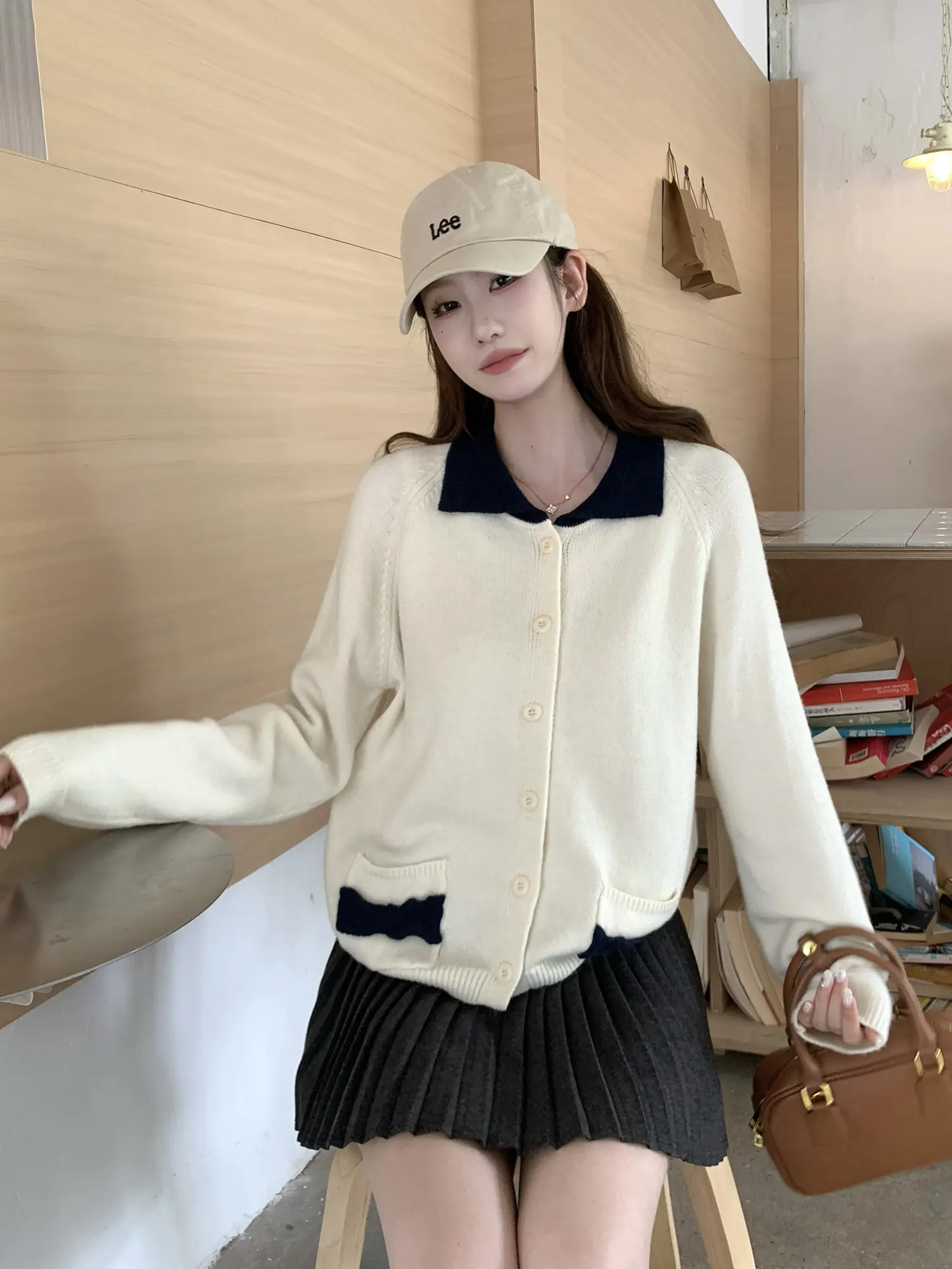 한풍 가을 니트 가디건 상세 이미지 23