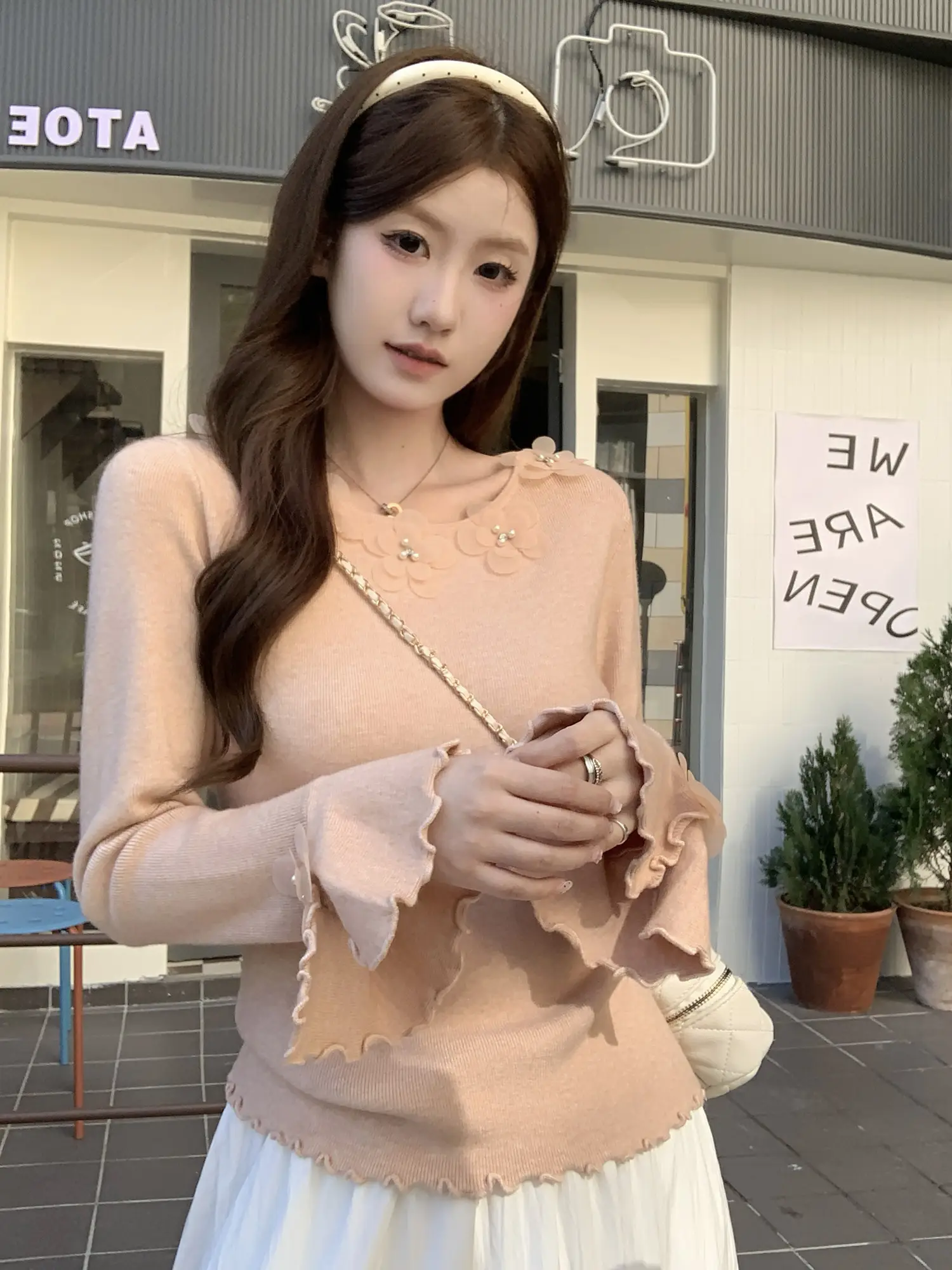 입체 플라워 디테일 니트 상세 이미지 33