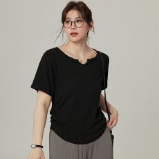 批发200斤大码女装<b class='q'>胖</b><b class='q'>MM</b>夏季新款宽松短袖T恤上衣