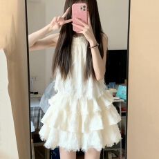 批发已出货 甜美小香风<b class='q'>连衣裙</b>女夏季独特漂亮公主蛋糕裙绝美<b class='q'>蓬蓬</b>裙子