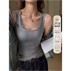 批发已出货 带胸垫蕾丝吊带背心女春夏<b class='q'>大码</b>胖mm内搭外穿无袖上衣