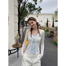 批发高品质【原版1:1品优/实价】多色正肩假两件长袖T恤早秋春<b class='q'>修身</b>短