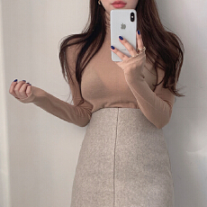 批发高品质<b class='q'>韩国</b>东大门女装春夏装新款显瘦性感高领打底