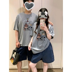 批发卡通猫狗乐园睡衣女2026夏季男士短袖短裤格子<b class='q'>休闲</b>情侣家居服<b class='q'>套装</b>