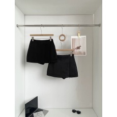 批发秋冬新款韩版时尚百搭毛呢A字裙女辣妹高腰显瘦防走光半身短裙