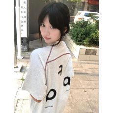 批发生产中#原版打网+前后印花【19支220克索罗娜领口】短袖