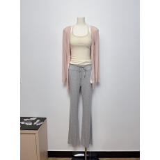 批发【Dear zhazha】轻盈小衫~纯欲修身慵懒防晒米白色中长款薄款开衫