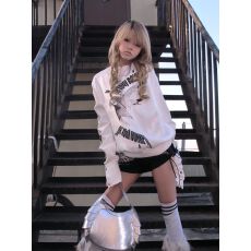 批发原版面料曼巴棉 字母印花<b class='q'>长袖</b><b class='q'>T</b><b class='q'>恤</b>女秋冬潮牌轻亚<b class='q'>宽松</b>上衣