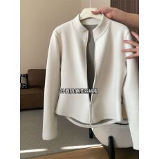 批发韩国冬季新款德绒加厚立领长袖卫衣外套女保暖双拉链开衫上衣