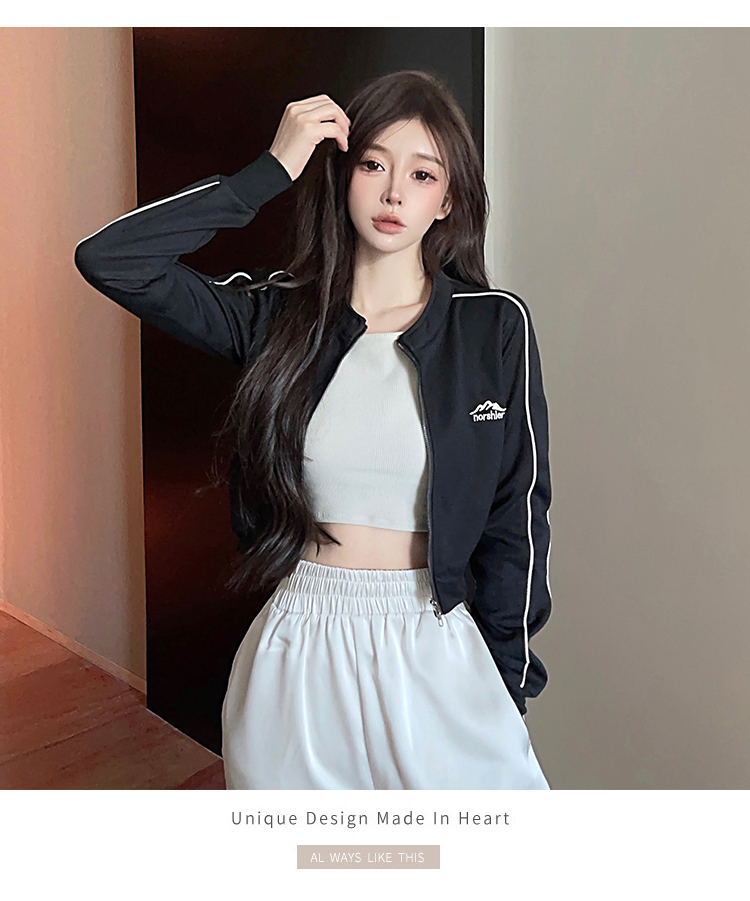 MY12952# 美式辣妹小个子外宽松复古短款开衫上衣女裝貨源服裝批發