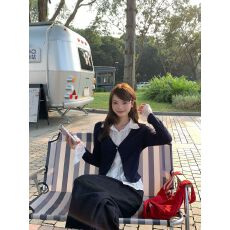 批发<b class='q'>韩版</b>假两件拼接<b class='q'>衬衫女</b>秋季新款设计感小众显瘦上衣