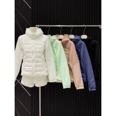 批发鹅绒秋冬运动羽绒服女<b class='q'>修身</b>立领三防保暖轻薄夹克健身跑步lu外套