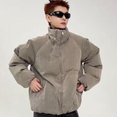 批发美式2025新款休闲<b class='q'>夹克</b><b class='q'>男士</b><b class='q'>外套</b>春秋款潮牌大码秋季衣服男装冲锋衣