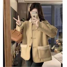 批发小香风高级感加厚毛毛春秋短外套<b class='q'>女</b>休闲今年流行小个子