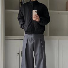 批发韩版潮牌<b class='q'>男士</b>棉衣<b class='q'>外套</b>秋冬季立领飞行员<b class='q'>夹克</b>休闲潮流棒球服棉服