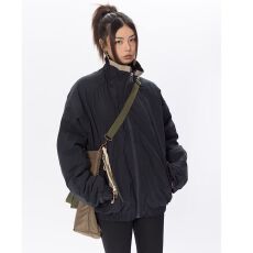 棉衣外套男女秋冬季加绒加厚羊羔绒棉服美式立领复古飞行员夹克潮