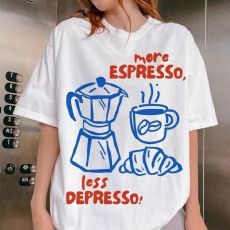 原版印花21支纯棉210克100%棉精梳紧密圆领印花短袖t恤女