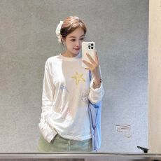 批发原版面料莱赛尔雪花冰爽棉165克布面超爽滑+手感微透<b class='q'>长袖</b>防晒罩衫