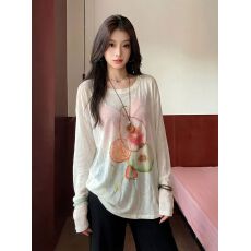 批发原版面料莱赛尔雪花冰爽棉165克布面超爽滑+手感微透<b class='q'>长袖</b>防晒罩衫