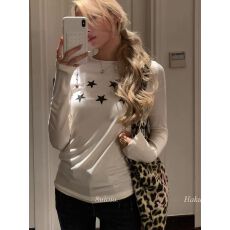 批发爆款【40支奥代尔220克92棉8氨纶】印花修身<b class='q'>长袖</b><b class='q'>T</b><b class='q'>恤</b>女