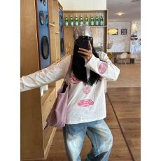 批发高质量-春秋新款21支纯棉220克精梳紧密100%棉后包领<b class='q'>长袖</b>圆领<b class='q'>T</b><b class='q'>恤</b>