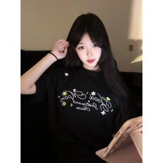 批发【纯棉精梳紧密230克】源头高品质+防伪扣—夏季新款印花短袖<b class='q'>T</b><b class='q'>恤</b>