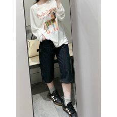 批发【高品质180克亚麻雪花】长袖T恤防晒衫<b class='q'>打底衫</b>罩衫 透气<b class='q'>宽松</b>