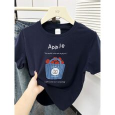 批发原版做法纯棉220克40支奥代尔食毛+手感<b class='q'>圆领</b>正肩短袖<b class='q'>T</b><b class='q'>恤</b>女