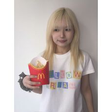 批发源头直播质量230克1*1螺纹 92%棉8%氨纶 <b class='q'>短袖</b>正肩T】字母印花上衣