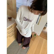 批发直播质量65棉140克雪花棉长袖T恤防晒衫打底衫罩衫宽松】字母印花