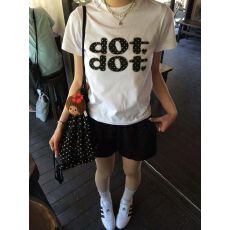 批发原版做法纯棉220克40支奥代尔食毛+手感圆领正肩短袖T恤女