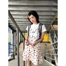 批发原版做法纯棉220克40支奥代尔食毛+手感圆领正肩短袖T恤女