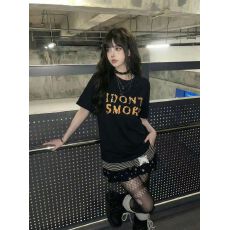 批发纯棉短袖<b class='q'>t</b><b class='q'>恤</b>女爆款宽松大码<b class='q'>T</b><b class='q'>恤</b>印花休闲上衣ins