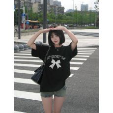 批发纯棉短袖<b class='q'>t</b><b class='q'>恤</b>女爆款宽松大码<b class='q'>T</b><b class='q'>恤</b>印花休闲上衣ins