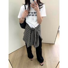 批发短袖<b class='q'>t</b><b class='q'>恤</b>女纯棉夏季宽松韩版慵懒风上衣体恤