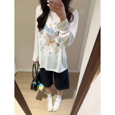 批发（圆领）广州莱赛尔雪花冰爽棉165克布面爽滑<b class='q'>长袖</b> 防晒罩衫