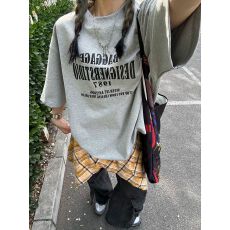 批发纯棉短袖<b class='q'>t</b><b class='q'>恤</b>女夏季半袖白色时尚减龄体恤圆领上衣女